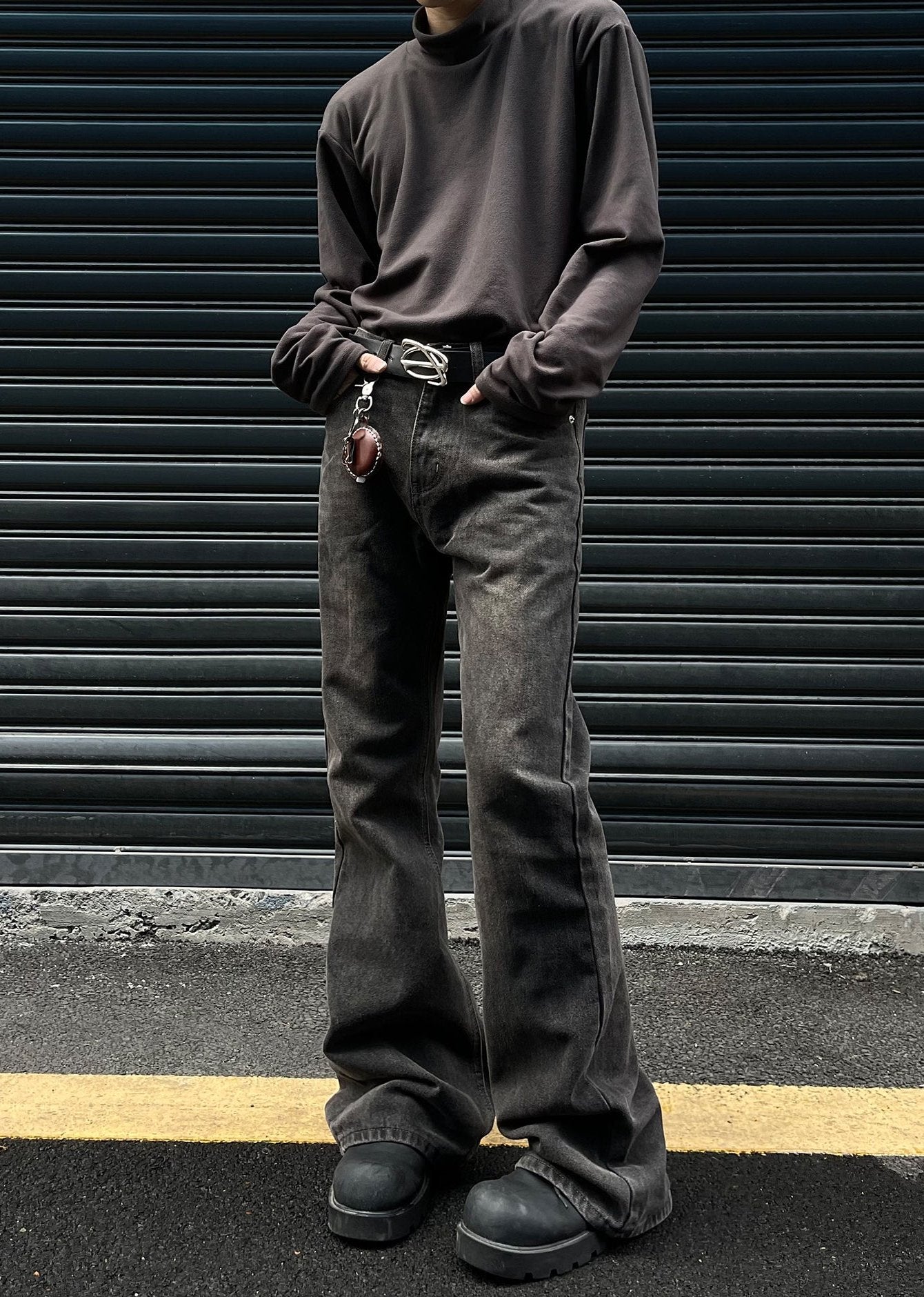 Damaged Washed Jeans