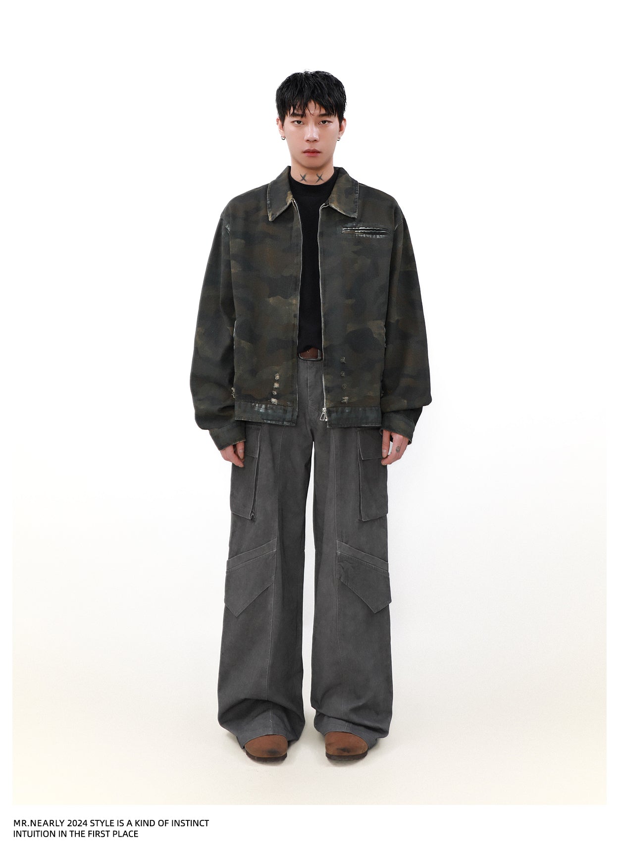 Camouflage Denim Jacket