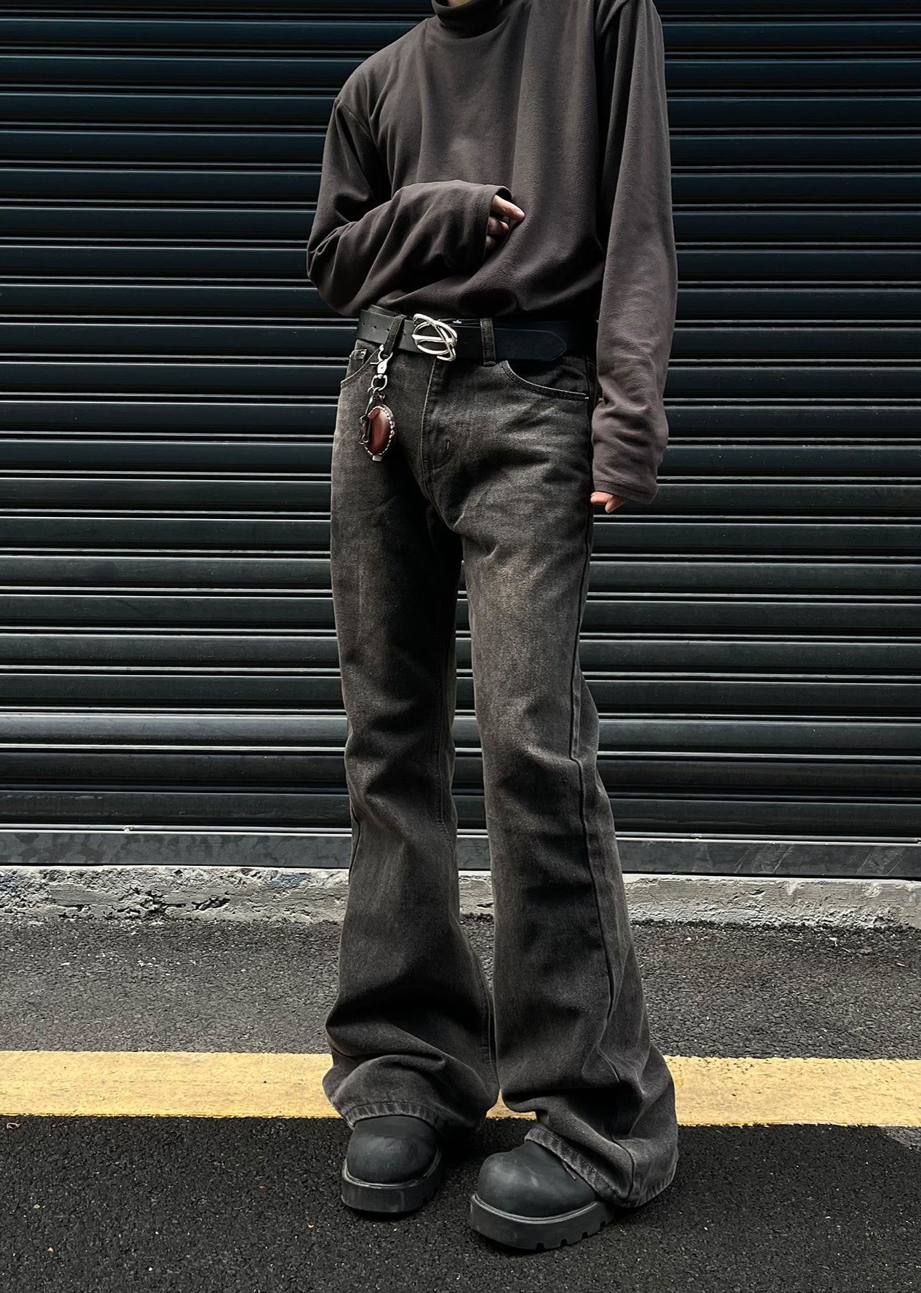 Damaged Washed Jeans