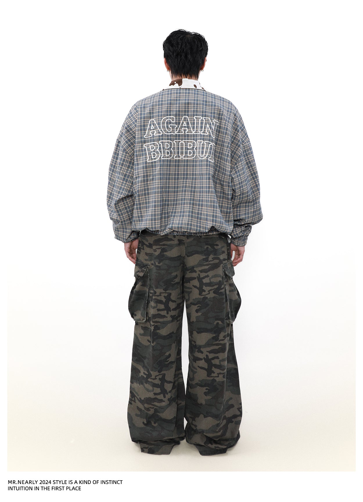 Retro Checked Pattern Vintage Jacket