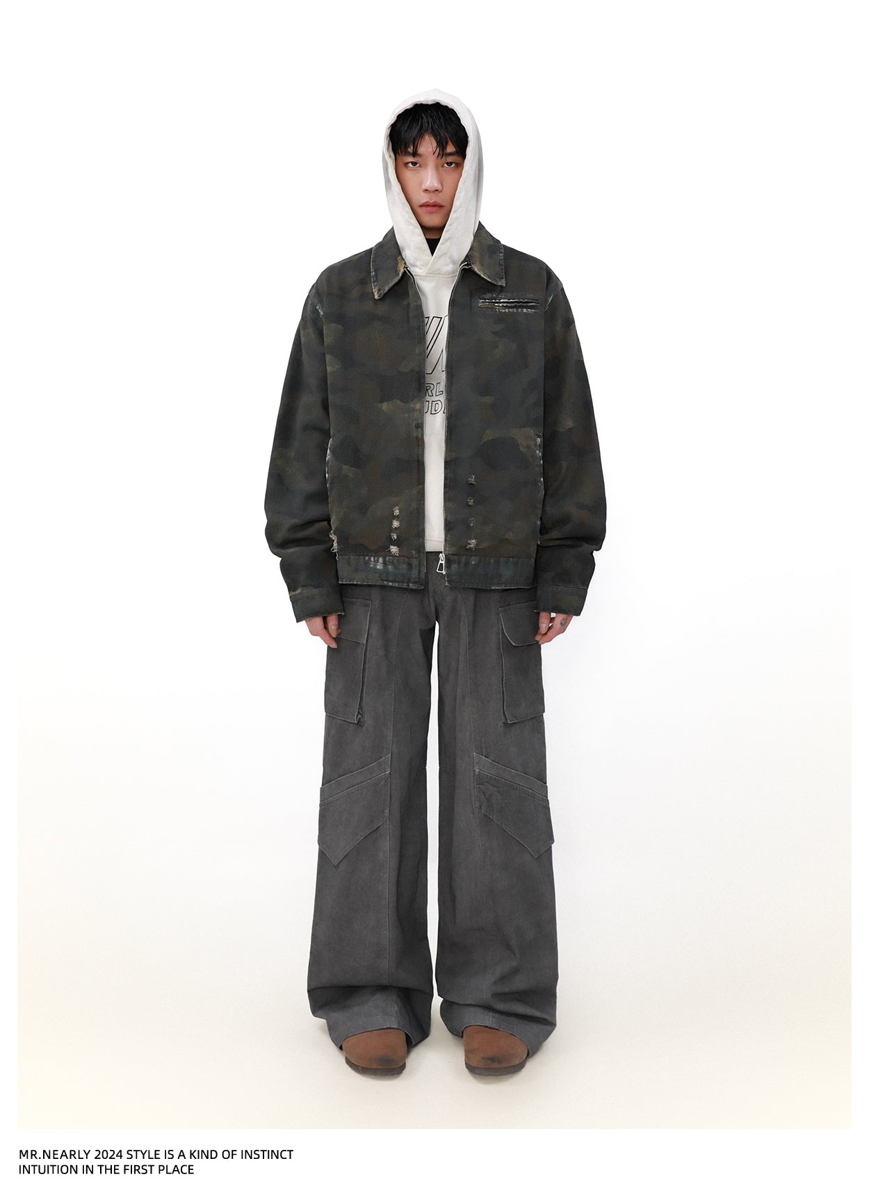 Camouflage Denim Jacket