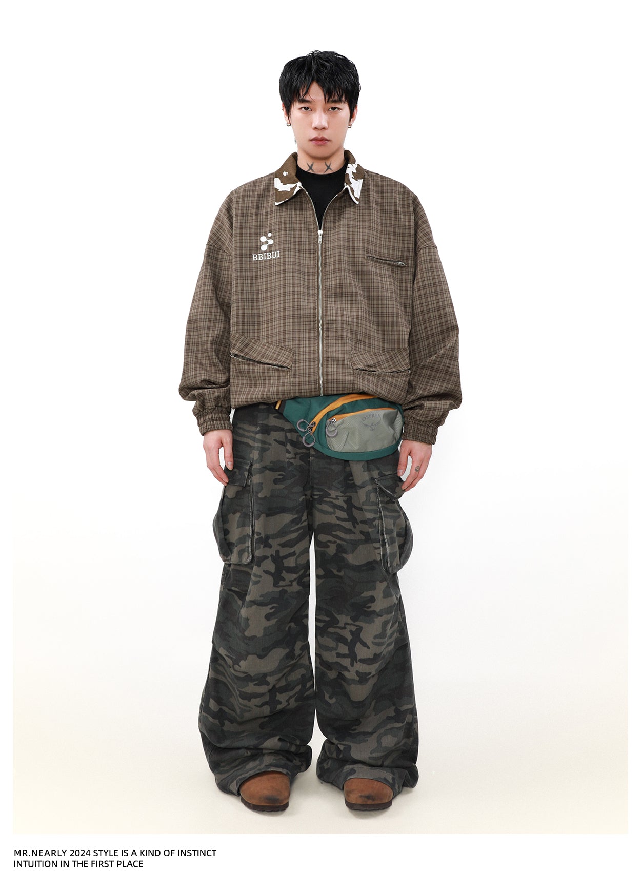Retro Checked Pattern Vintage Jacket