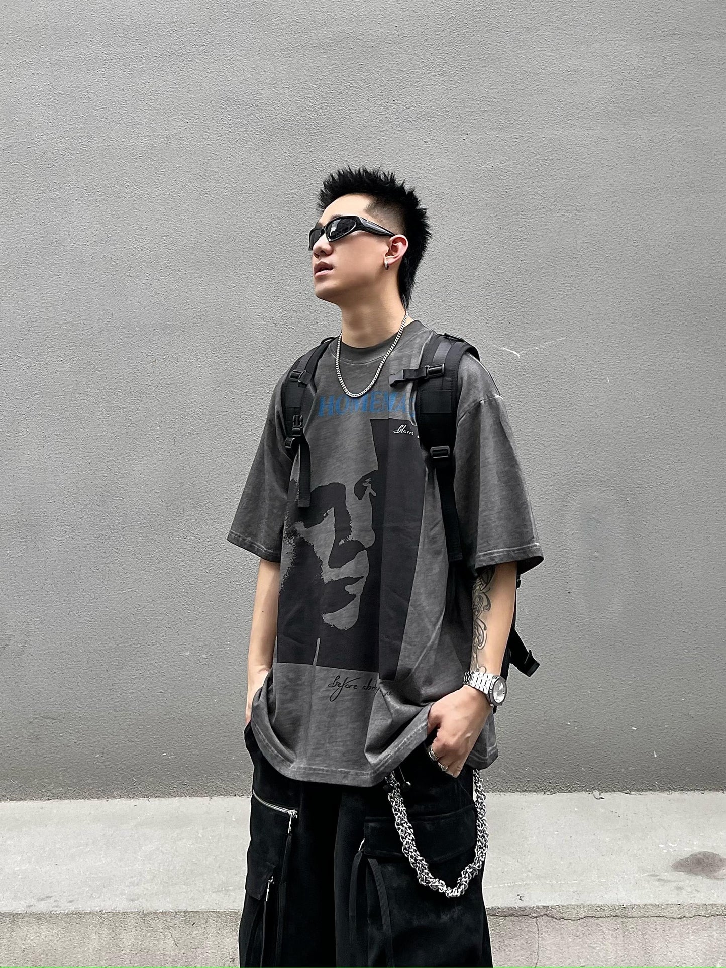 Portrait Print T-Shirt