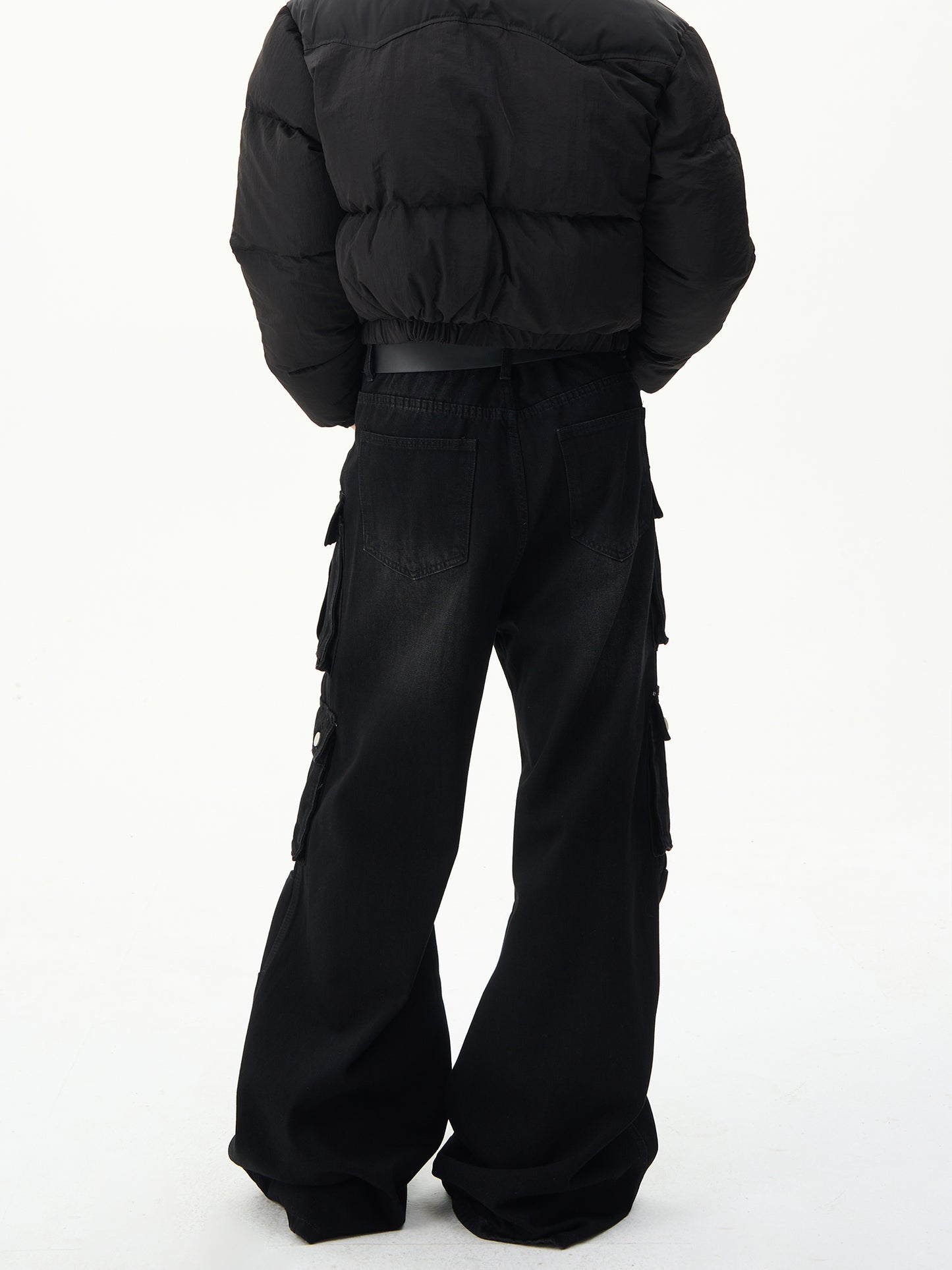 American Retro Multi Pocket Work Jeans