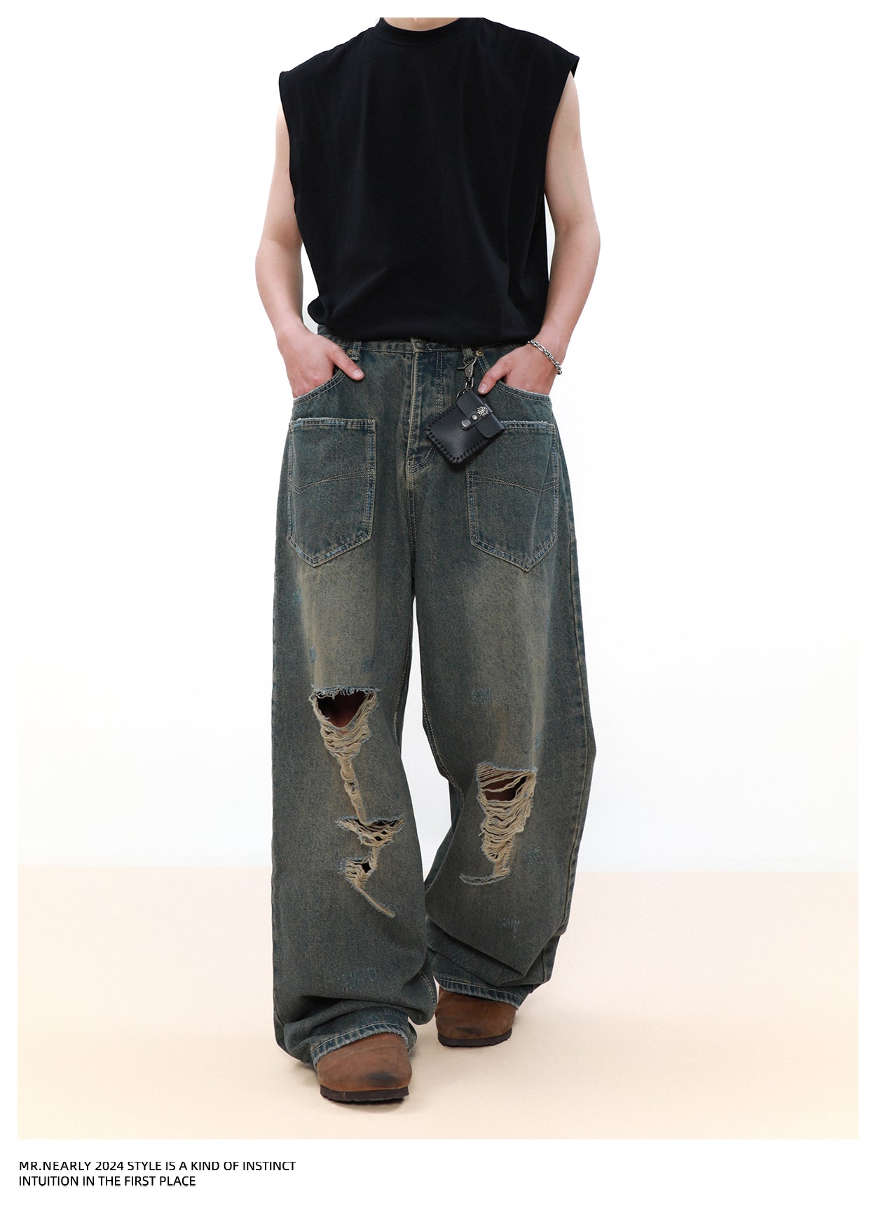 High Street Ripped Jeans