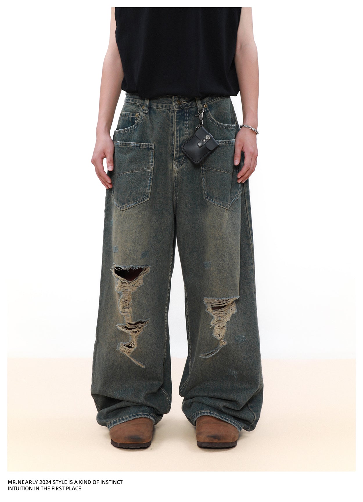 High Street Ripped Jeans