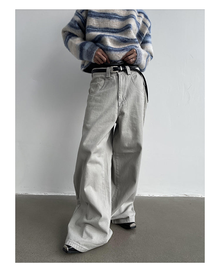 Flare Length Stacked High End Pants