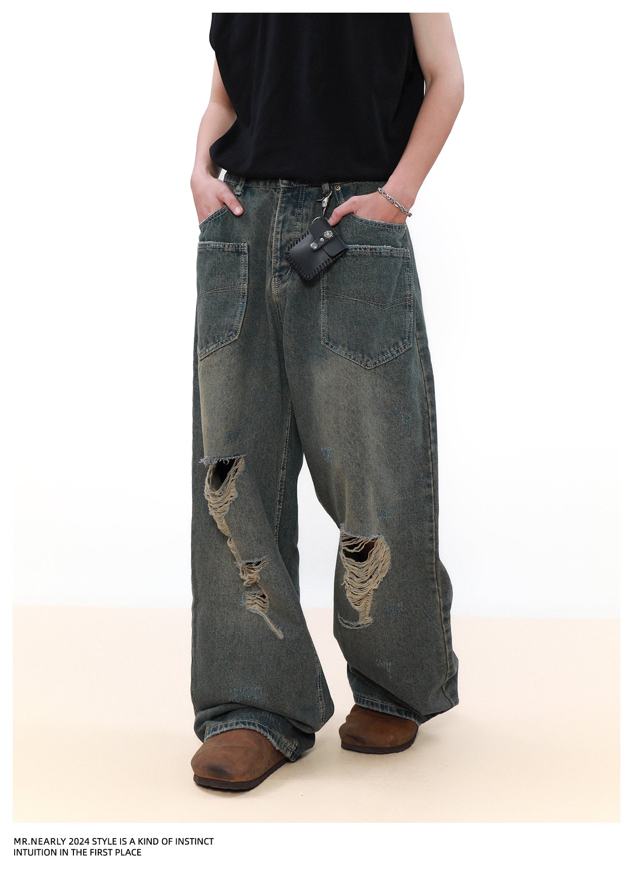 High Street Ripped Jeans