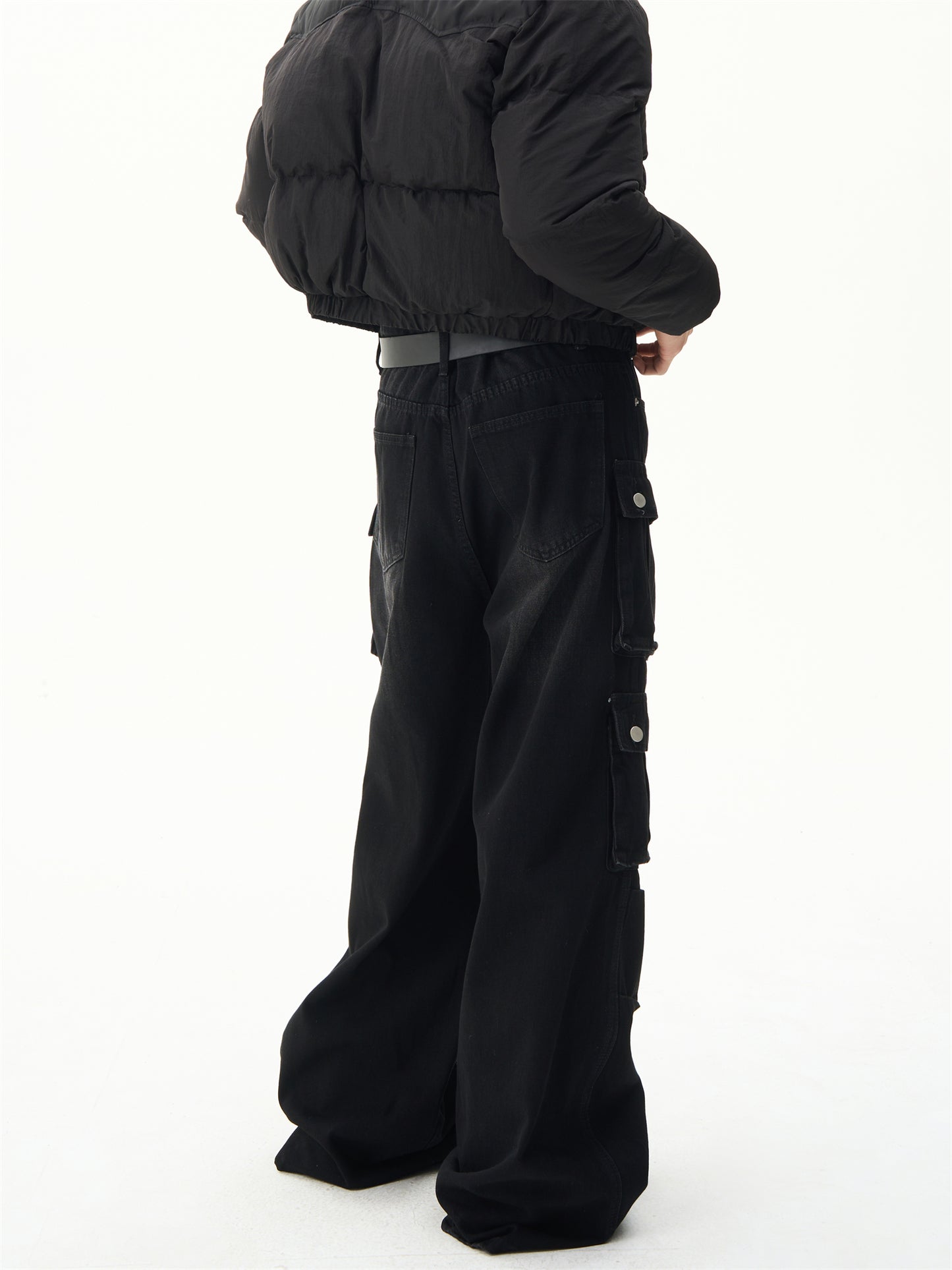 American Retro Multi Pocket Work Jeans