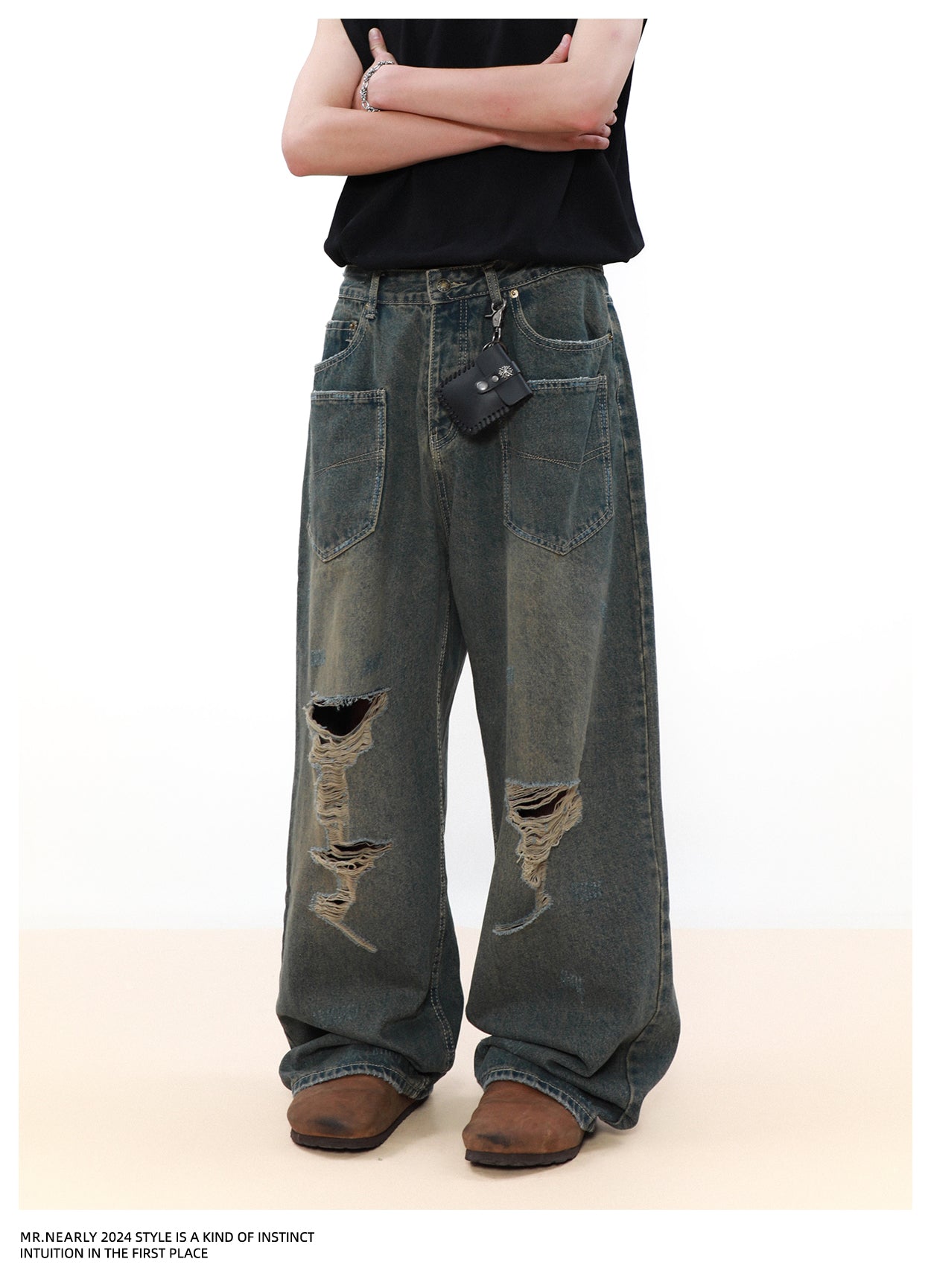 High Street Ripped Jeans