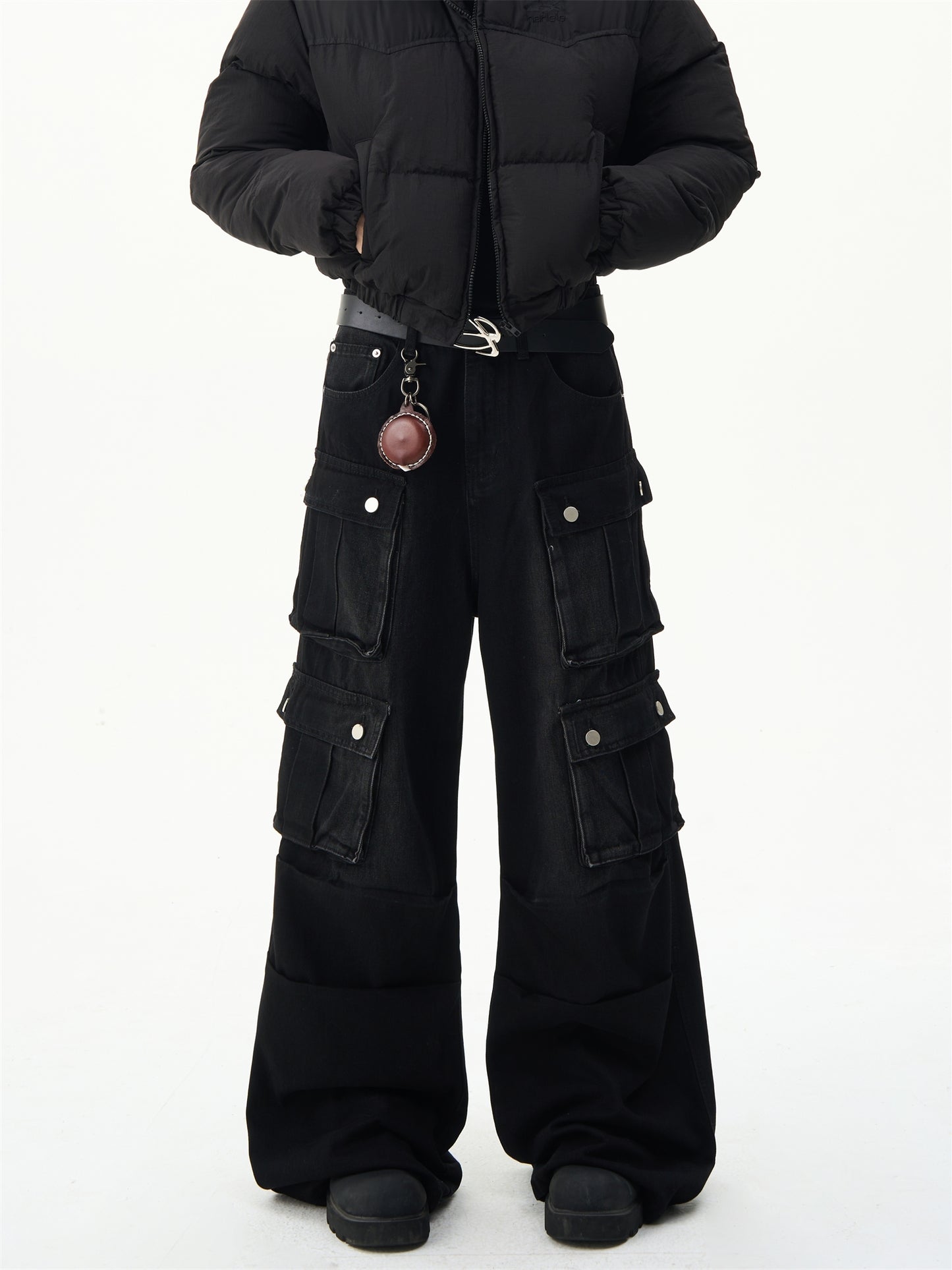 American Retro Multi Pocket Work Jeans