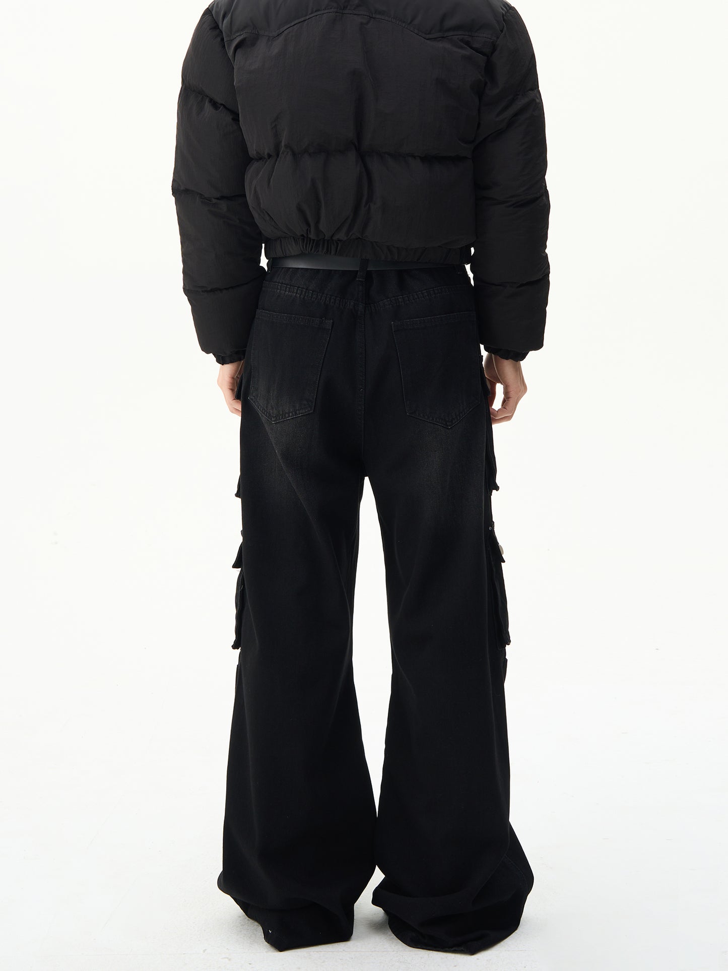 American Retro Multi Pocket Work Jeans