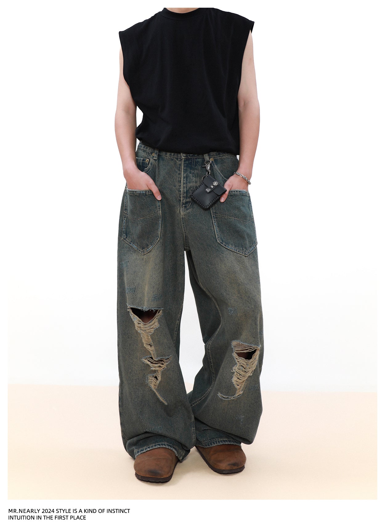High Street Ripped Jeans